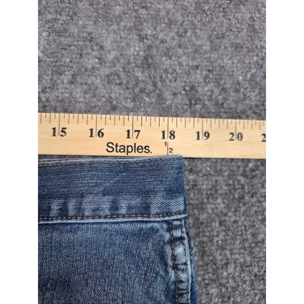 Ariat Rebar M4 Straight Leg Jeans Mens 36x33 Blue Blackstone Low Rise - Picture 3 of 10